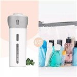 Ficha técnica e caractérísticas do produto 2 Dispenser Portátil de Viagem para Shampoo Creme Sabonete - Vil