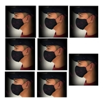 Ficha técnica e caractérísticas do produto 8 Máscaras Tecido Lavável Ninja Conforto