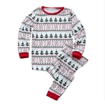 Ficha técnica e caractérísticas do produto 851 Família de Natal Matching Roupas de bebê Outfit Pai Mãe Define Pijama