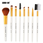 Ficha técnica e caractérísticas do produto 8pcs Cosmetic Makeup Escova Blush Sombra Brushes Set Kit