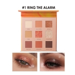Ficha técnica e caractérísticas do produto 9 cores Glitter Matte Sombra Palette p¨® imperme¨¢vel maquiagem dos olhos Pigment Eye