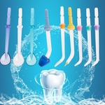 Ficha técnica e caractérísticas do produto 9 Pcs / Set Dental Water Jet Power Tip Floss Dental Water Jet Nozzle