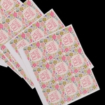 Ficha técnica e caractérísticas do produto 90 Pces Obrigado Você Colorido Flor Papel Etiquetas Selo Presente Embalagem Etiqueta Artesanato