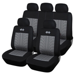 Ficha técnica e caractérísticas do produto [Big Discount] 9pcs / set Full Set Car Seat Covers Universal assento Protector Fit Four Seasons