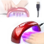 Ficha técnica e caractérísticas do produto 9W Mini USB LED UV lamp for Nails Dryer Curing Led Rainbow Lamp For Nail Gel Polish Dryer Manicure Tools Lamp for Nail