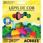 Ficha técnica e caractérísticas do produto Lápis de Cor 24 Cores 9624/ 9694-Acrilex