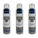 Ficha técnica e caractérísticas do produto Above S/ Perfume Desodorante Aerosol 48h Antitranspirante 150ml (Kit C/03)