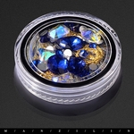 Ficha técnica e caractérísticas do produto ABS Rhinestone cristal de diamante jóias com diamantes 3D Acessórios DIY unhas