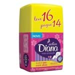 Ficha técnica e caractérísticas do produto Absorvente Diana Active Suave com Abas Leve 16 Pague 14