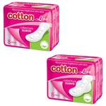 Absorvente Higienico Cobertura Suave Com Abas Cotton Line Co