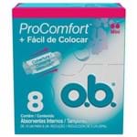 Ficha técnica e caractérísticas do produto Absorvente Interno O.B Pro Comfort Mini 8 Unidades