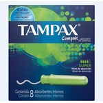 Tampax Compak Absorvente Íntimo Super C/8