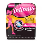 Ficha técnica e caractérísticas do produto Absorvente Intimus Sport Suave com Abas Ultrafino 8 Unidades