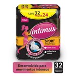 Ficha técnica e caractérísticas do produto Absorvente Intimus Sports Suave com Abas Ultrafino - 32 Unidades
