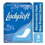 Ficha técnica e caractérísticas do produto Absorvente Ladysoft Normal Suave Sem Abas com 8 Unidades