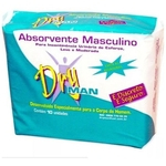 Ficha técnica e caractérísticas do produto 10 Pct Absorvente Masculino Dry Man C/10un Cada