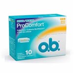 Ficha técnica e caractérísticas do produto Absorvente O.b. Pro Comfort Médio com 10 Unidades