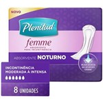 Ficha técnica e caractérísticas do produto Absorvente Plenitud Femme Noturno 8 Un