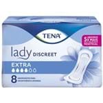 Ficha técnica e caractérísticas do produto Absorvente Tena Lady Discreet Extra Pct C/ 8