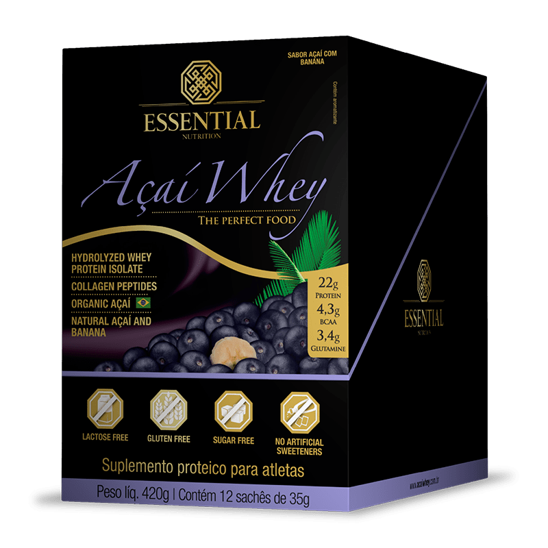 Açai Whey (Sachê-35g) Essential Nutrition