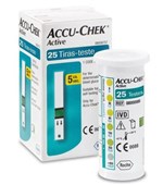 Ficha técnica e caractérísticas do produto Accu-Chek Active 25 Tiras - Roche
