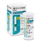 Ficha técnica e caractérísticas do produto Accu-Chek Active com 25 Tiras Teste