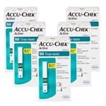 Accu-chek Active com 50 Tiras Reagentes 5 Unidades
