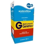 Ficha técnica e caractérísticas do produto Acebrofilina 25mg 120ml - Pediátrico - Genérico - Ems