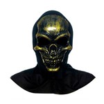 Ficha técnica e caractérísticas do produto Acessório Carnaval Festa Fantasia Mascara de Terror Caeira Ouro