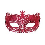 Ficha técnica e caractérísticas do produto Acessório Carnaval Festa Fantasia Mascara Elegancia Rosa - Rosa