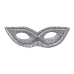 Ficha técnica e caractérísticas do produto Acessório Carnaval Festa Fantasia Mascara Gatinha Prata - Prata