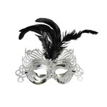 Ficha técnica e caractérísticas do produto Acessório Carnaval Festa Fantasia Mascara Primor Prata - Prata