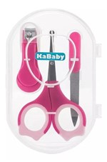 Ficha técnica e caractérísticas do produto Acessórios de Higiene - Conjunto de Manicure Premium ROSA - Kababy