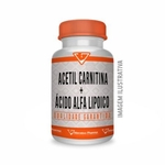 Acetil Carnitina 500mg + Ácido Alfa Lipóico 100mg - 120 Cáps