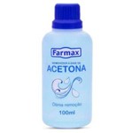 Ficha técnica e caractérísticas do produto Acetona Farmax com 100 Ml