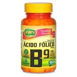 Ficha técnica e caractérísticas do produto Ácido Fólico Vitamina B9 60 Cápsulas - 500mg - Unilife