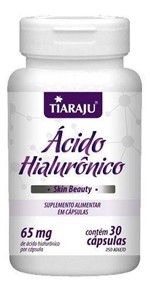 Ficha técnica e caractérísticas do produto Ácido Hialurônico 65mg 30 Cápsulas - Tiaraju