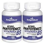 Ácido Pantotênico Vitamina B5 Semprebom – 120 Cap. de 240 Mg