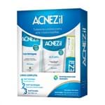 Ficha técnica e caractérísticas do produto Acnezil Kit de Tratamento Completo com Gel de Limpeza, Loção Adstringente e Gel Secativo