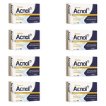 Ficha técnica e caractérísticas do produto Acnol Sabonete Antiacne Atua Na Prevenção De Cravos Espinhas Reduzindo Oleosidade Da Pele 8x80g