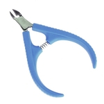 Ficha técnica e caractérísticas do produto 2x Punho Azul Do Dedo Do Prego Cutícula Clipper Cortador Aparador Nipper Manicure Pedicure
