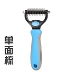 Ficha técnica e caractérísticas do produto Aço inoxidável cabelo Pet Remoção Comb com Ferramenta Alça ergonômica Grooming