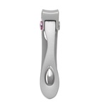 Ficha técnica e caractérísticas do produto Aço inoxidável cortador de unhas prego portátil cortador Trimmer Manicure pedicure pequeno prata
