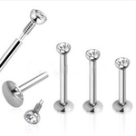 Ficha técnica e caractérísticas do produto Aço Inoxidável Unisex Nose jóias Stud piercings