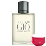 Ficha técnica e caractérísticas do produto Acqua di Giò Pour Homme Giorgio Armani de Toilette Perfume Masculino 100ml + Nécessaire Pink
