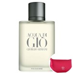 Ficha técnica e caractérísticas do produto Acqua Di Giò Pour Homme Giorgio Armani Eau de Toilette Perfume Masculino 50ml+ Nécessaire Pink