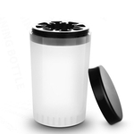 Ficha técnica e caractérísticas do produto Acrílico UV Gel Pen Cleanser Cup Nail Art Escova de limpeza Soaker Garrafa Polish Manicure Remover Cup Container