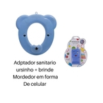 Ficha técnica e caractérísticas do produto Adaptador Sanitário Ursinho Mordedor Celular Bebê