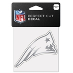 Ficha técnica e caractérísticas do produto Adesivo Perfect Cut Decal Cromado NFL New England Patriots