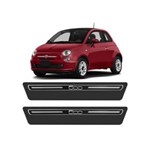 Ficha técnica e caractérísticas do produto Adesivo Soleira Premium Elegance Fiat 500 09 > 17 2 Portas
